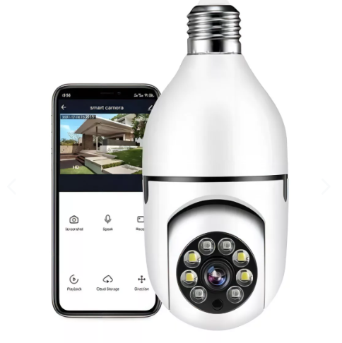 Bombillo Cámara de Seguridad 360°