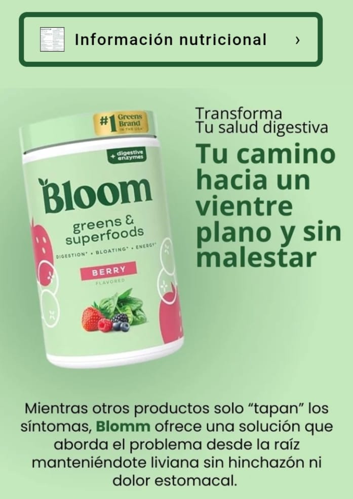 🌸💚BLOOM GREENS BELLEZA Y BIENESTAR DESDE LA NATURALEZA 🌸💚