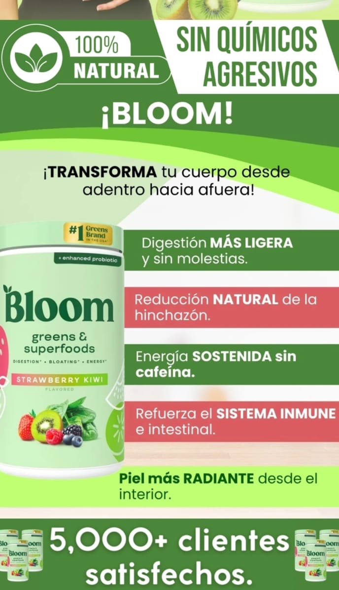 🌸💚BLOOM GREENS BELLEZA Y BIENESTAR DESDE LA NATURALEZA 🌸💚