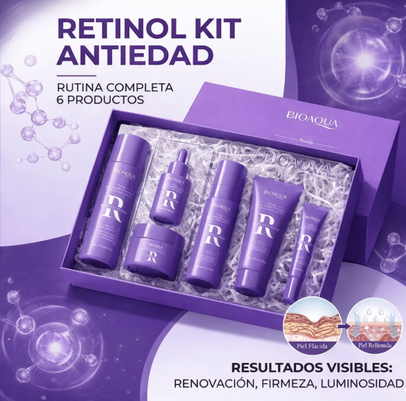 Kit Retinol 6 Piezas BIOAQUA