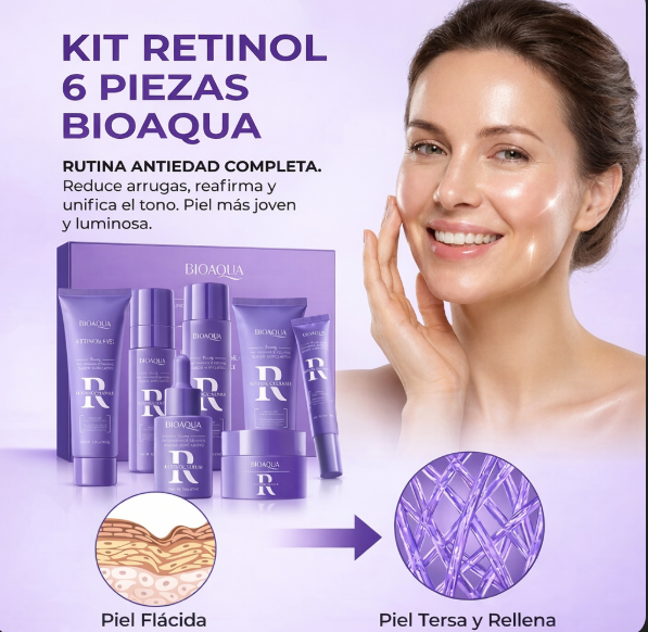 Kit Retinol 6 Piezas BIOAQUA