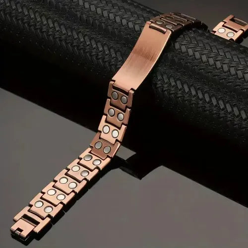 PULSERA DE COBRE MAGNÉTICO CON EL PADRE NUESTRO