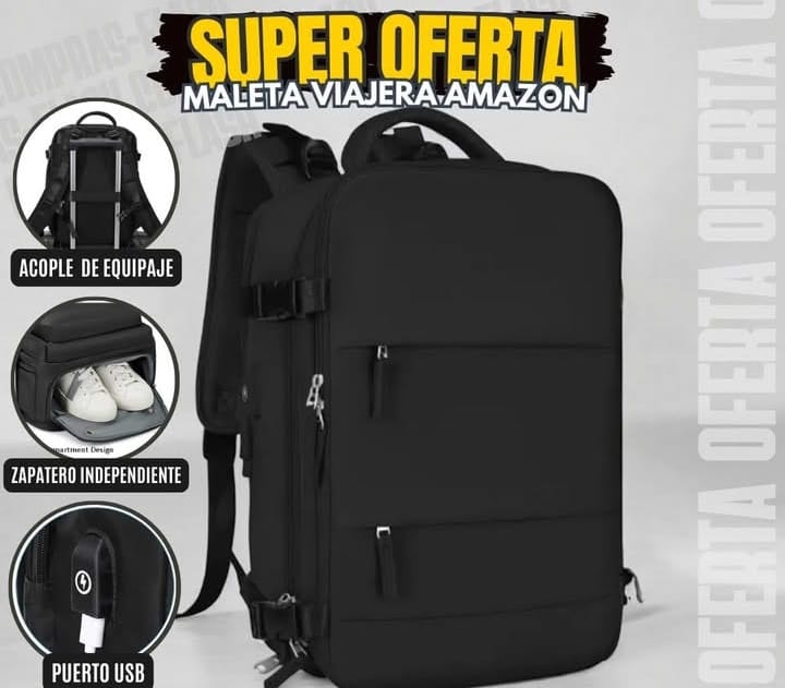 🎒🎒Maleta Multifuncional JetPack  amazon   🎒🎒practica elegante y funcional 🎒🎒