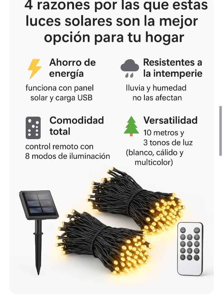 ✨✨✨“Luces Solares SmartDecor ✨ – Ilumina sin límites”✨✨✨🔥