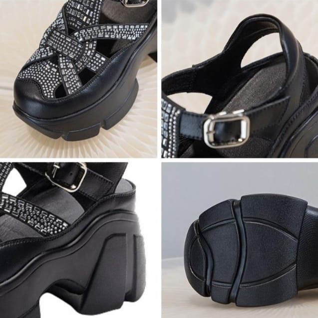 ✨✨sandalia trenzada de plataforma ✨✨