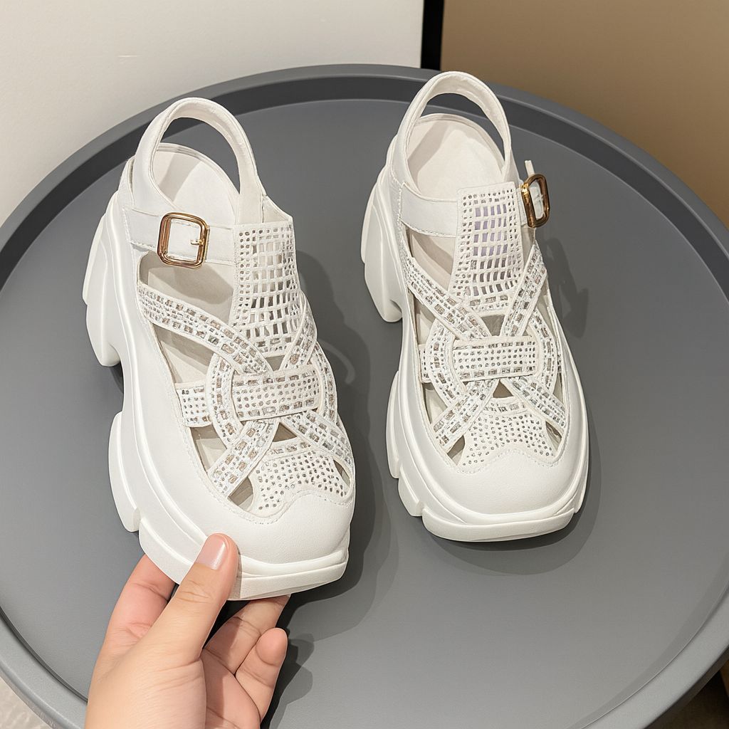 ✨✨sandalia trenzada de plataforma ✨✨