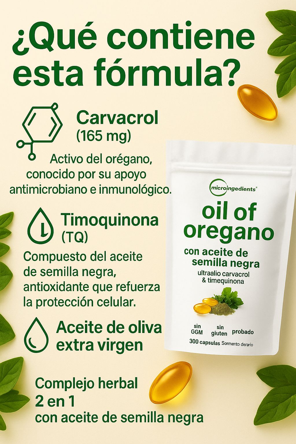 ✨CAPSULAS VITALES DE OREGANO  ✨ TU CUERPO MERECE QUE LO CUIDES ✨
