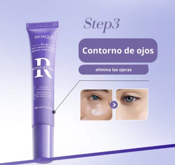 Kit Retinol 6 Piezas BIOAQUA