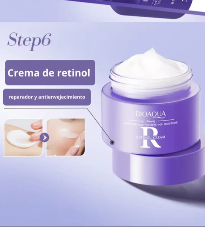 Kit Retinol 6 Piezas BIOAQUA